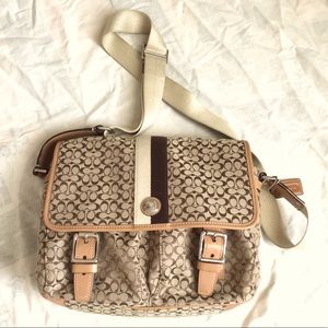COACH Signature Voyager CrossBody Bag